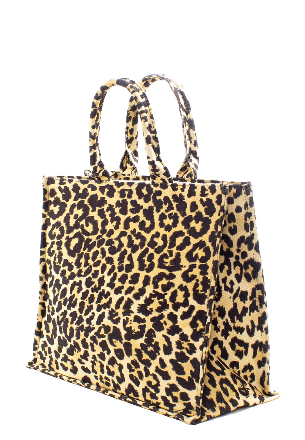 BORSA SHOPPING PRINTED, 100& CO, MADE IN ITALY

